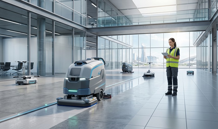 Cómo los robots de limpieza autónomos están redefiniendo el mantenimiento de instalaciones en 2026.