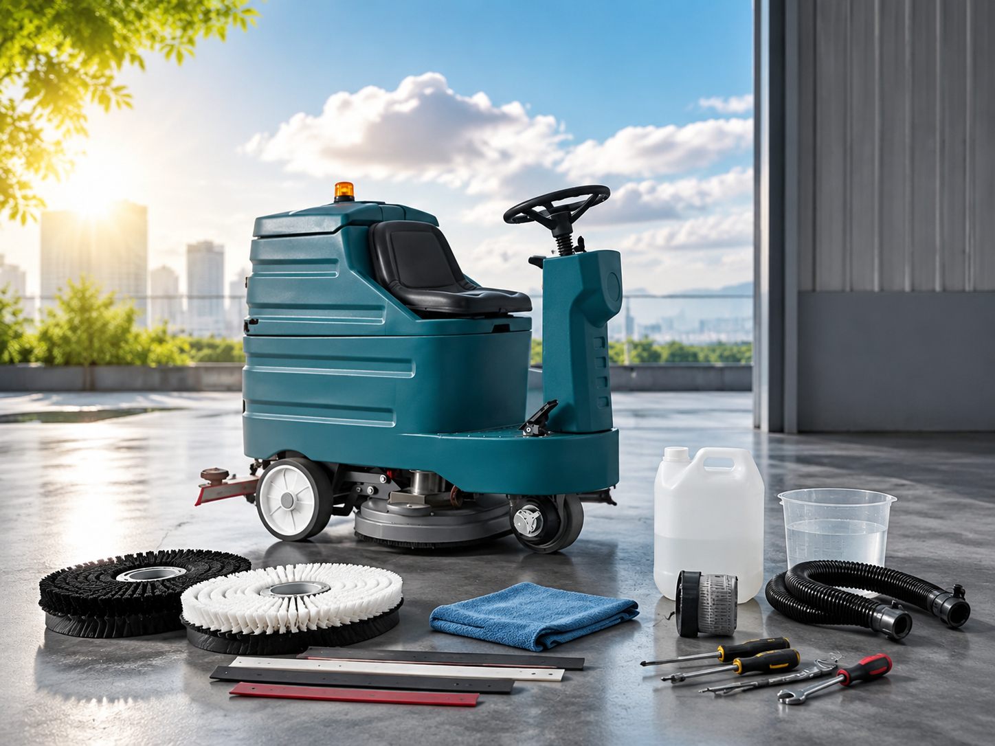 Guía de mantenimiento de fregadoras de suelos para el verano: 5 consejos esenciales para que su máquina funcione al máximo rendimiento.